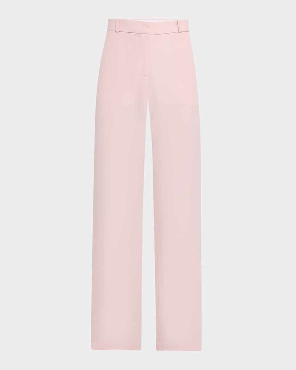 Loose Straight-Leg Tailored Trousers